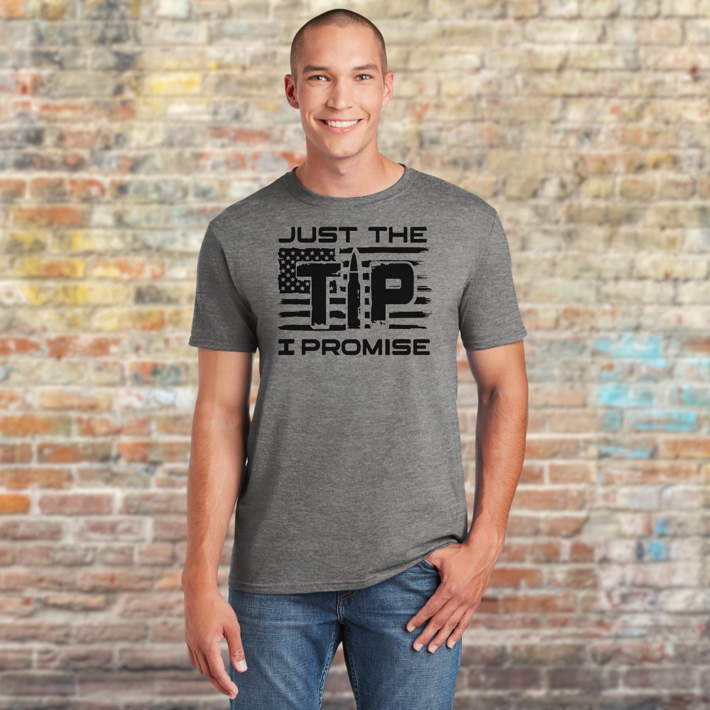 ammo graphic tee with bold design