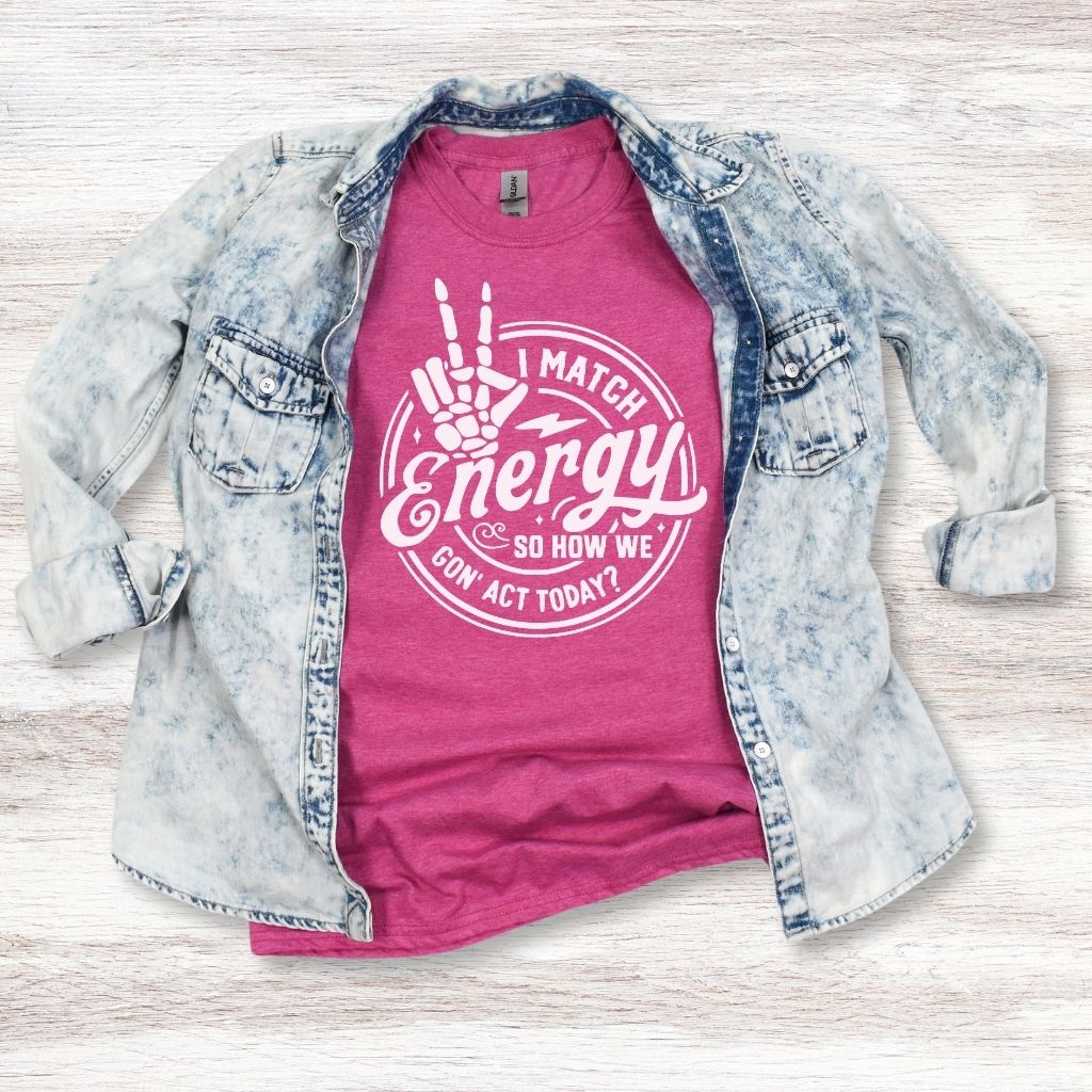 energy-matching mood shirt
