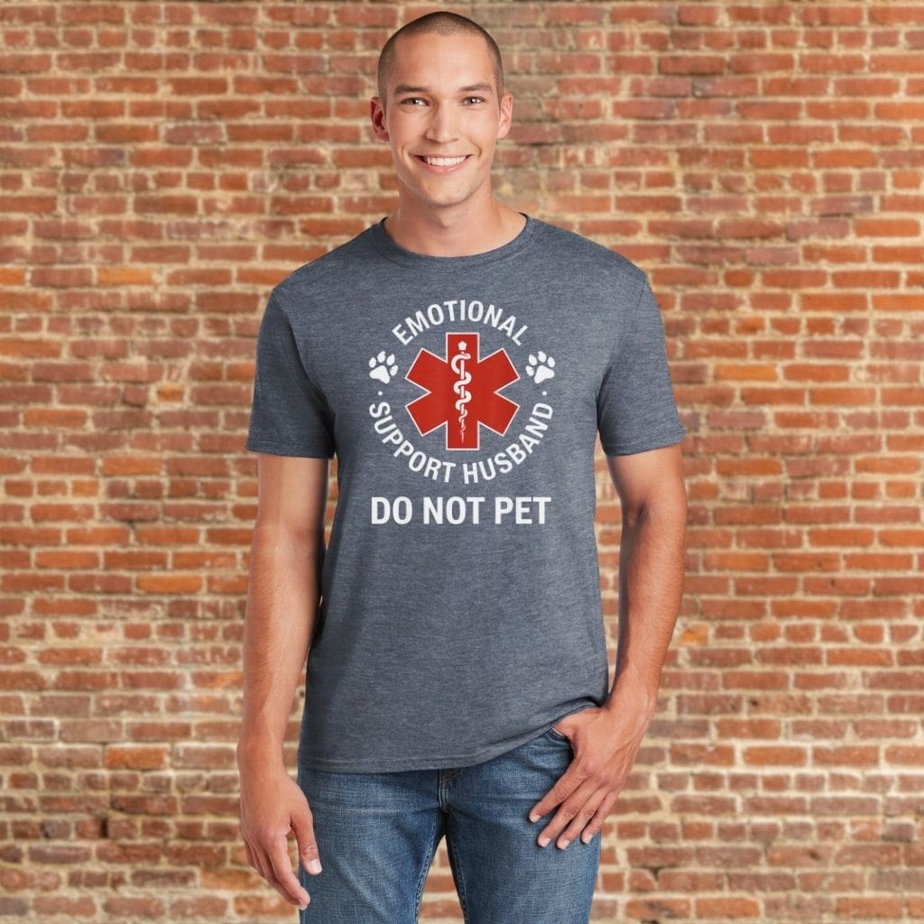 Funny graphic tee with bold humorous text design