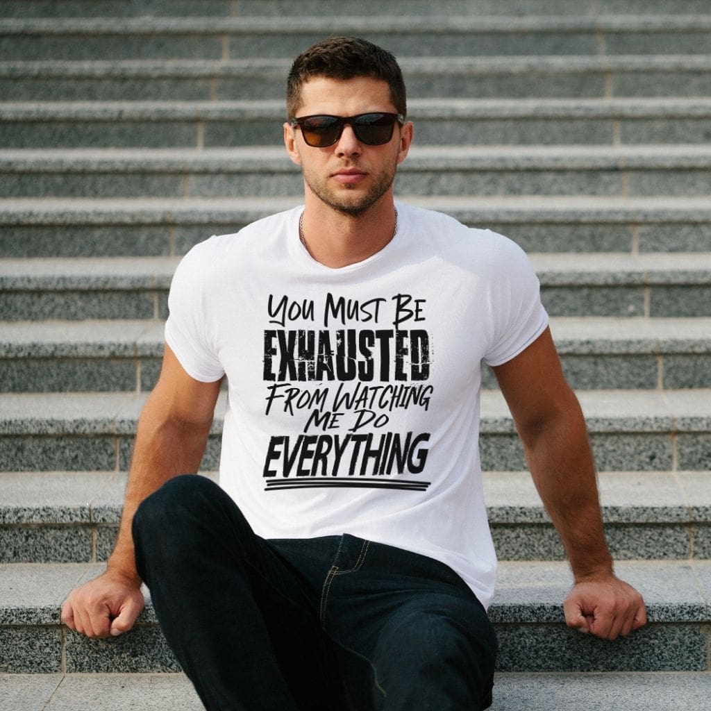 Funny sarcastic quote graphic t-shirt