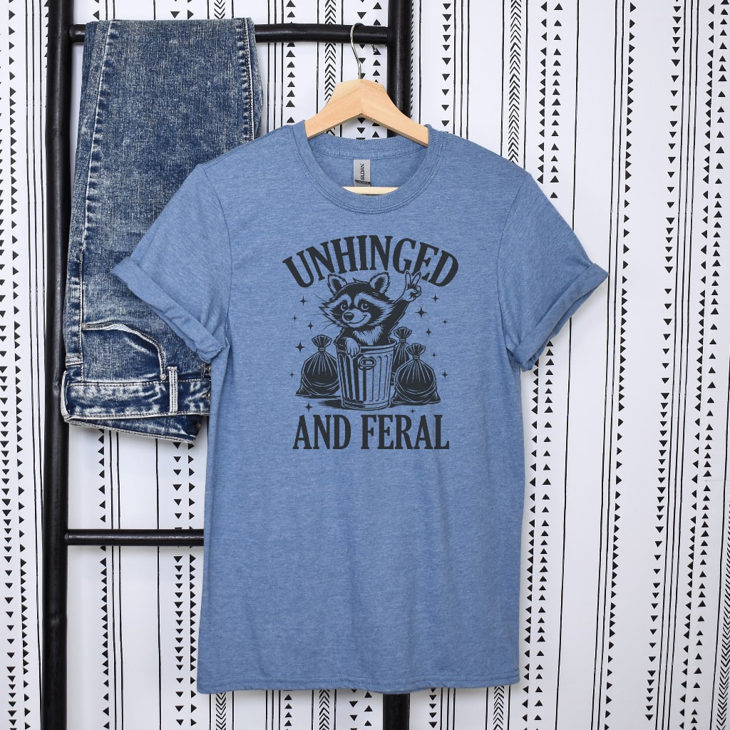 Hand-applied design funny t-shirt for casual wear