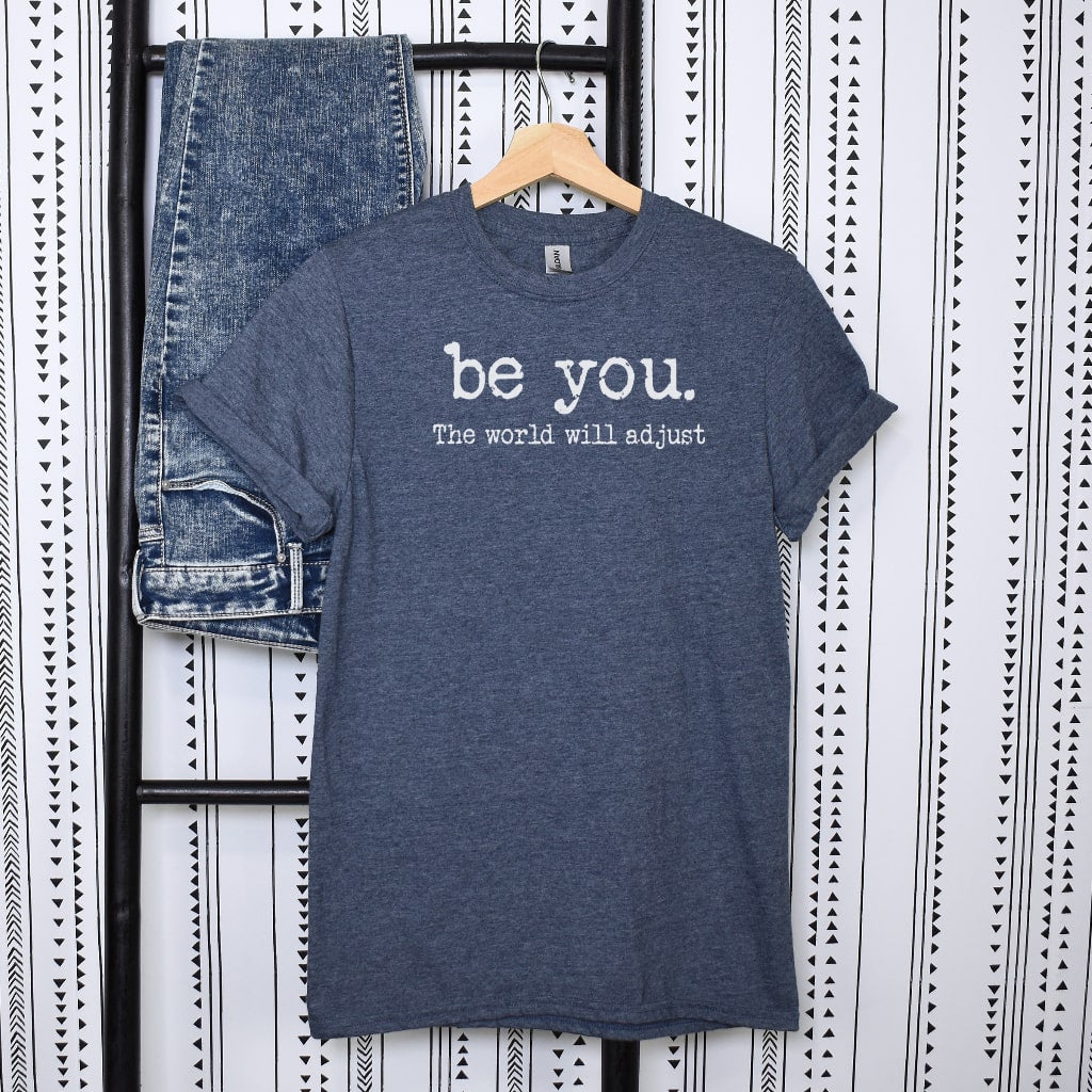 Inspirational quote tee for casual wear and comfort