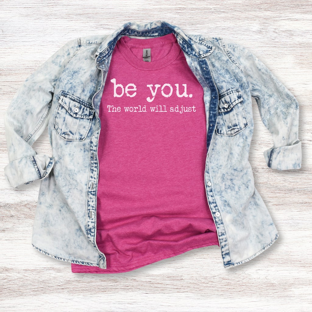 Fashion-forward, relaxed fit tee with a cool design