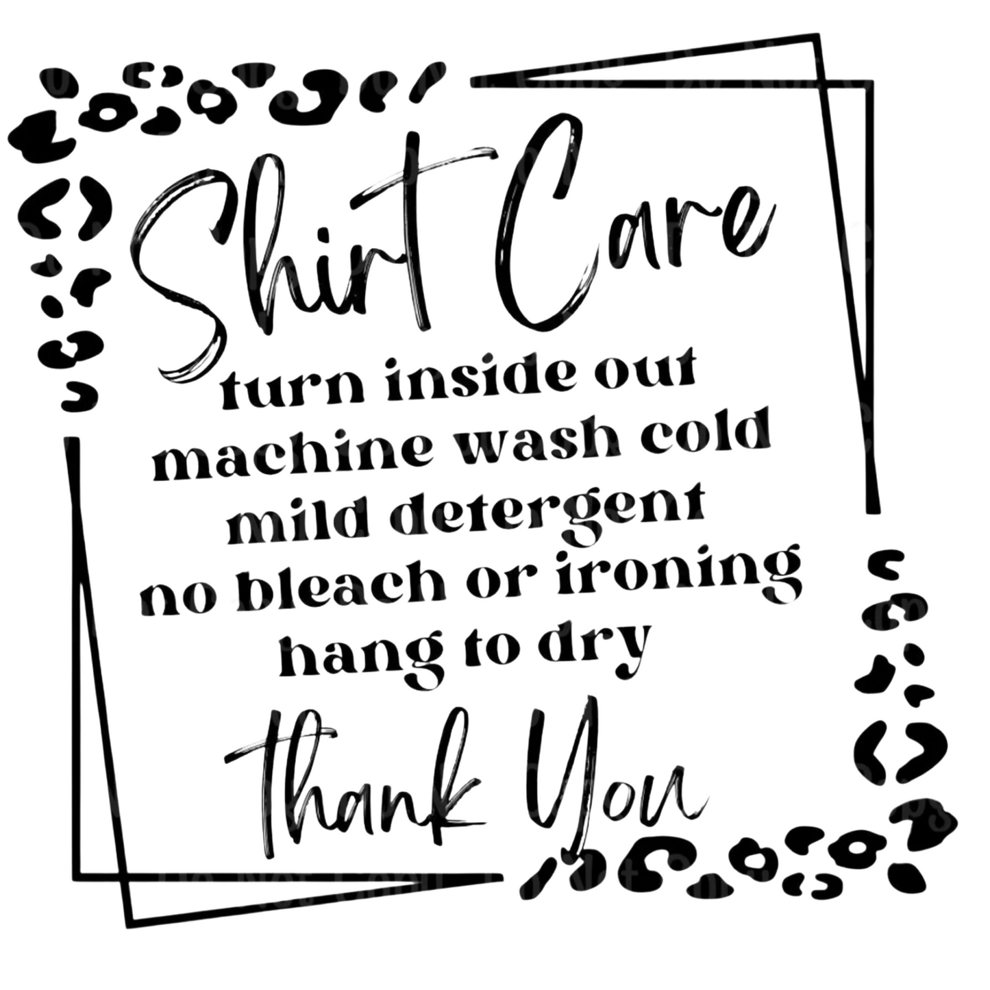 Caszkins Clothing Co. Shirt Care