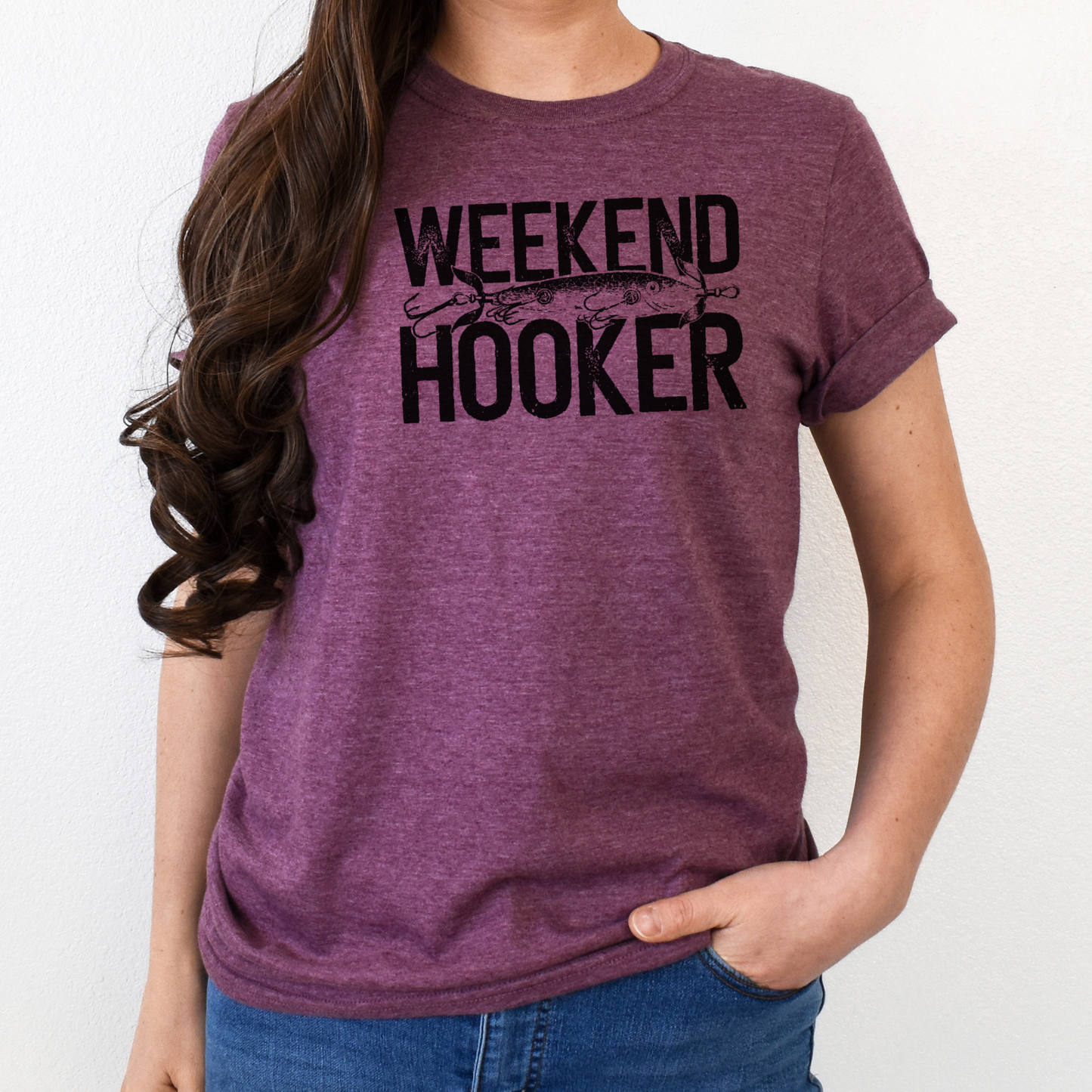 unisex graphic fishing tee