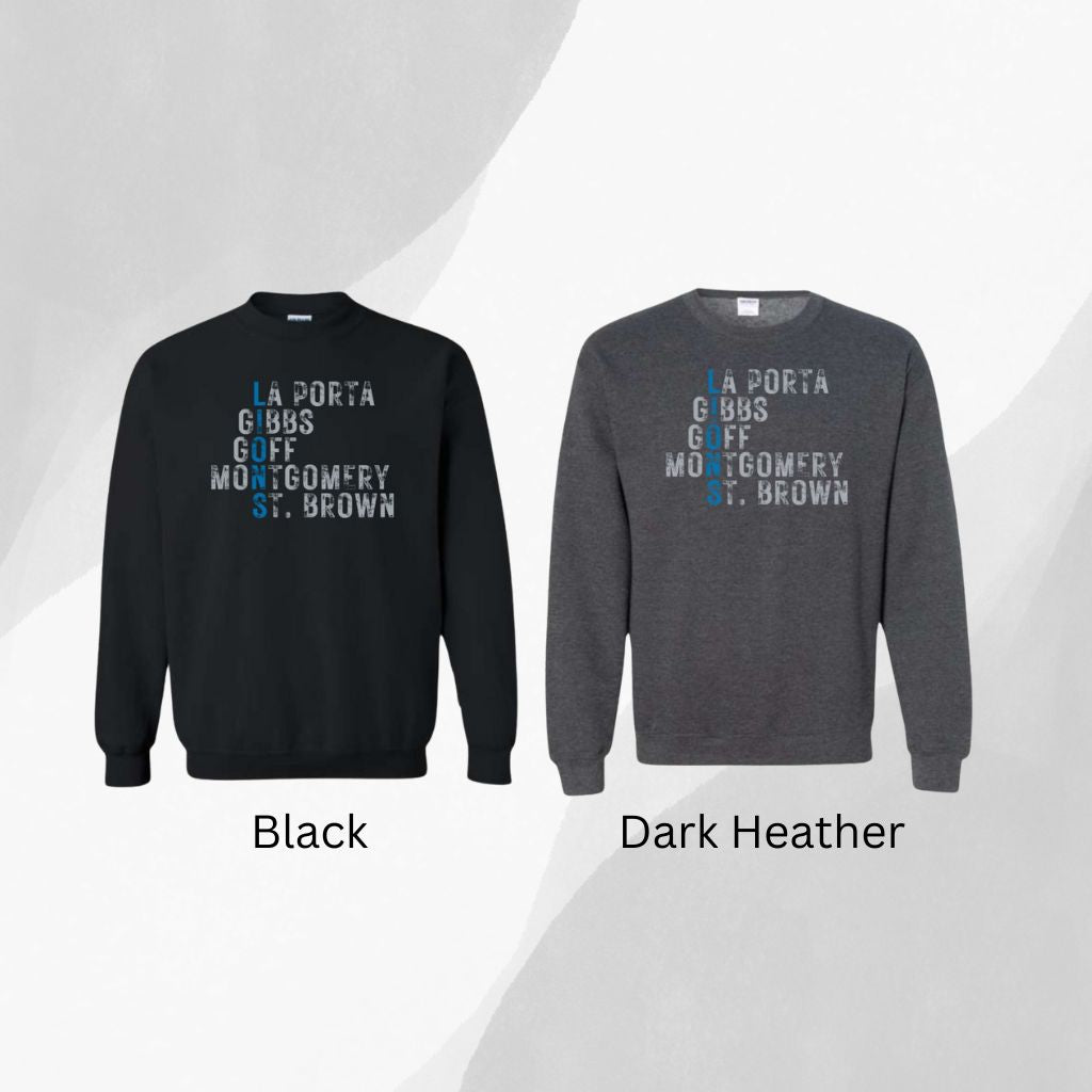 Detroit Lion Bundle – Tee, Sweatshirt & Hat Set