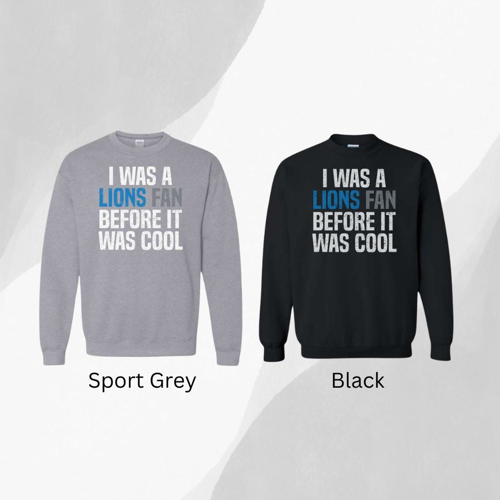 Detroit Lion Bundle – Tee, Sweatshirt & Hat Set