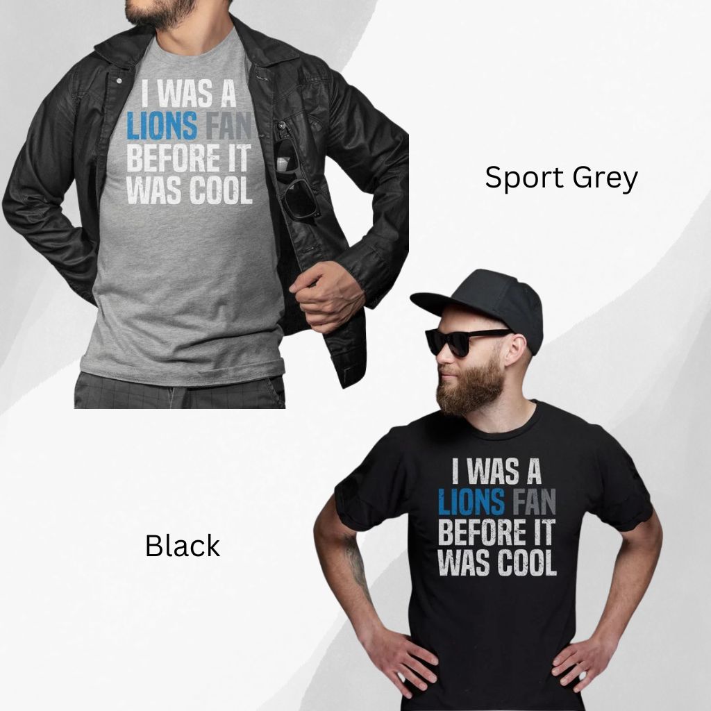 Detroit Lion Bundle – Tee, Sweatshirt & Hat Set