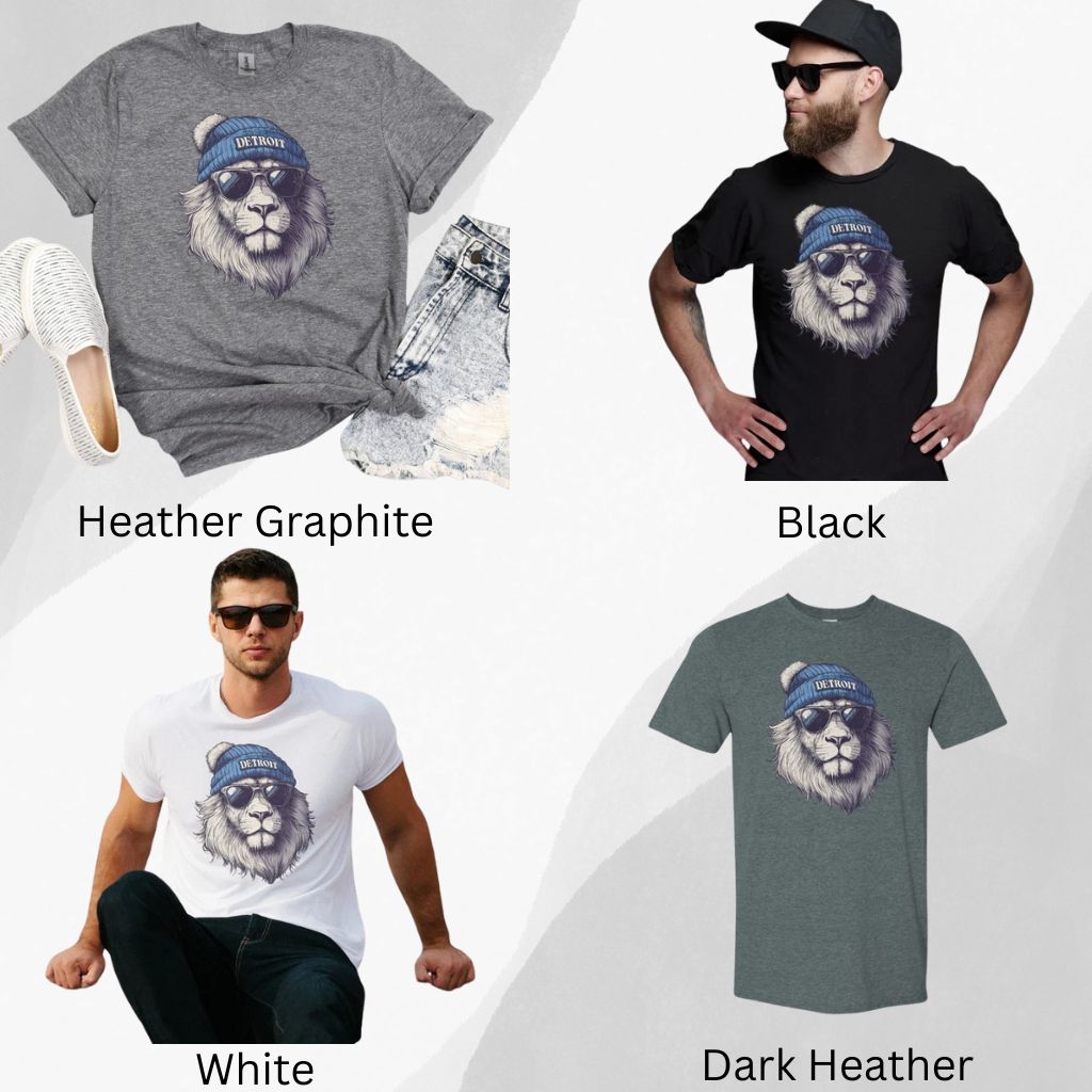 Detroit Lion Bundle – Tee, Sweatshirt & Hat Set