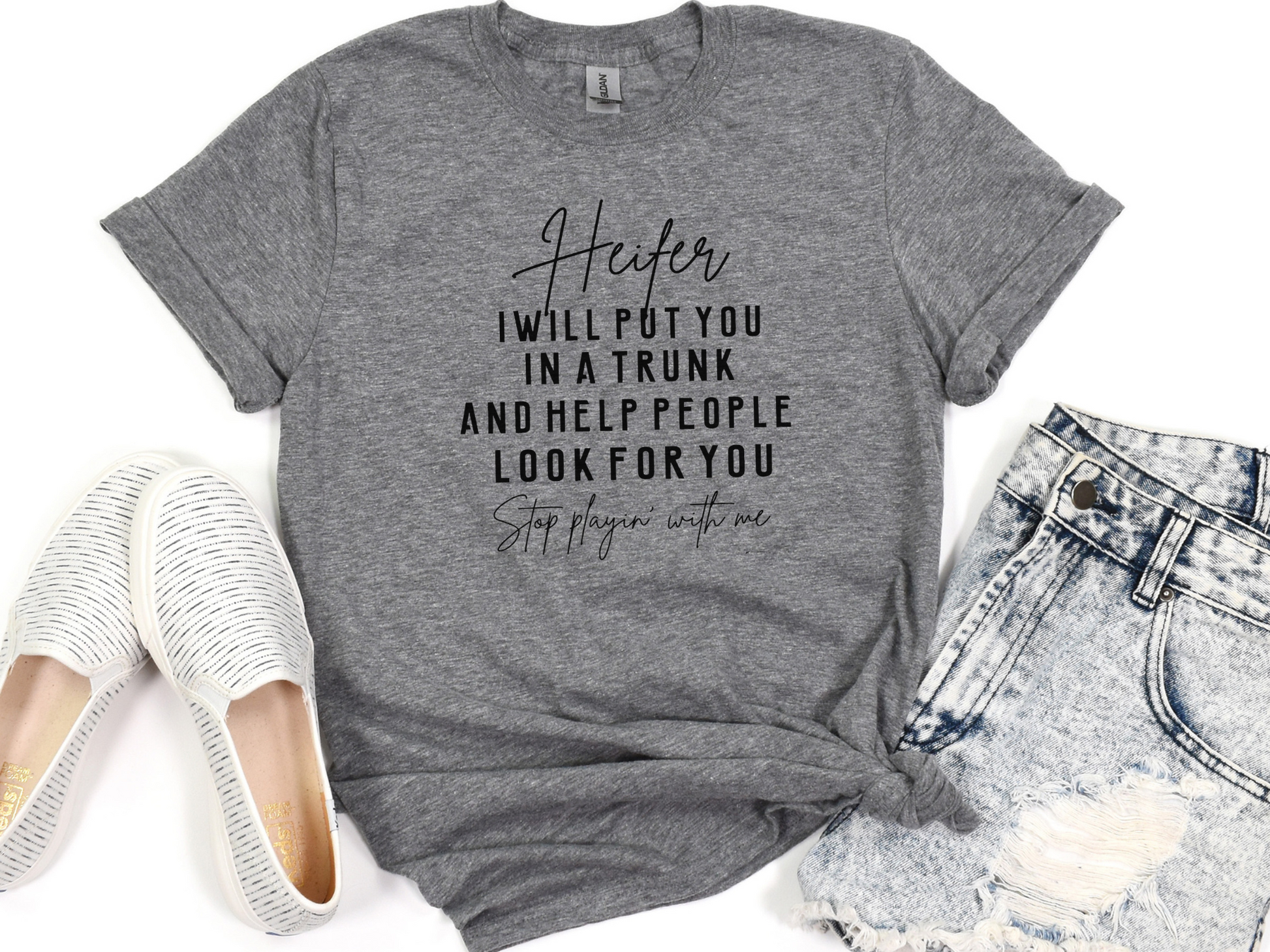 bold humor graphic tee