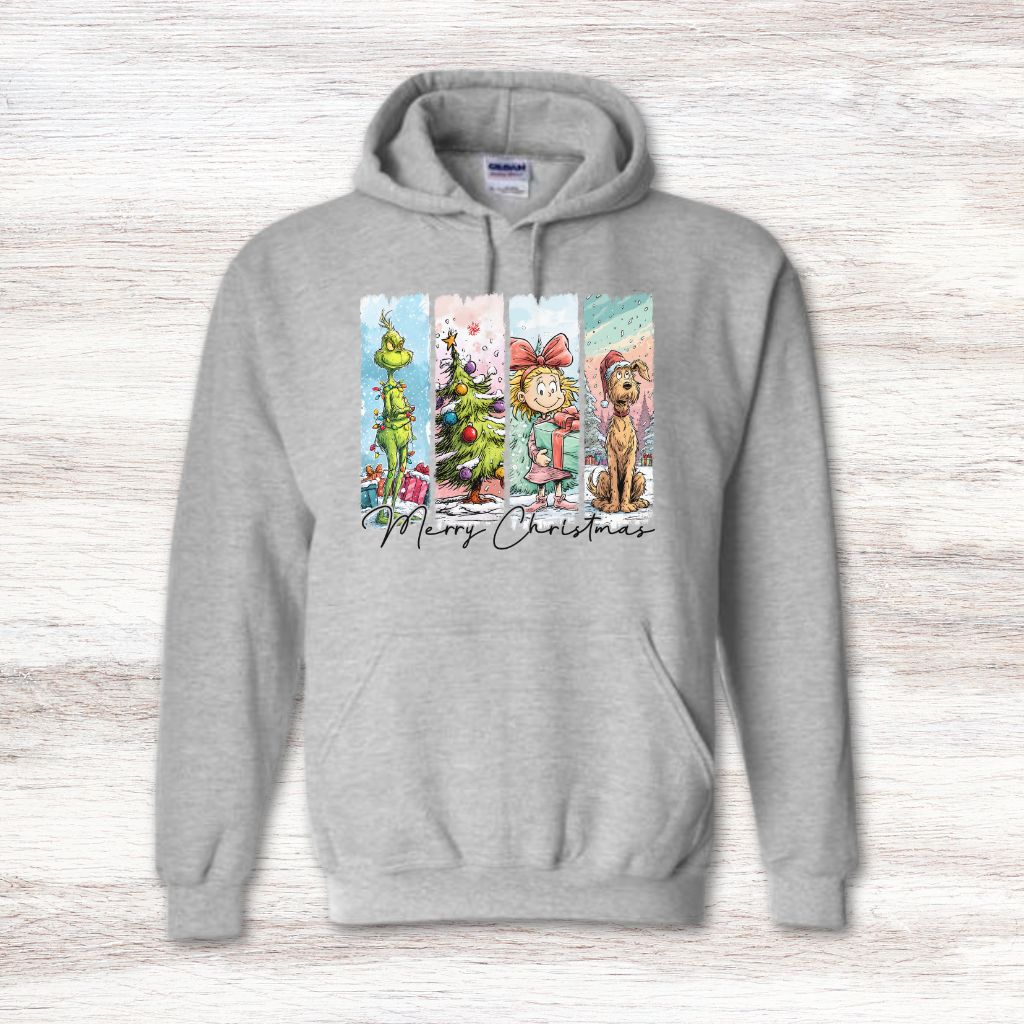 bold playful graphic winter sweatshirt