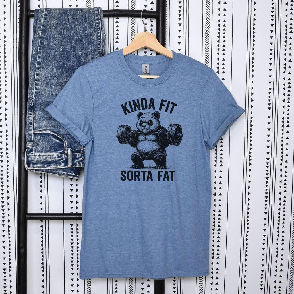 bold statement fitness humor shirt