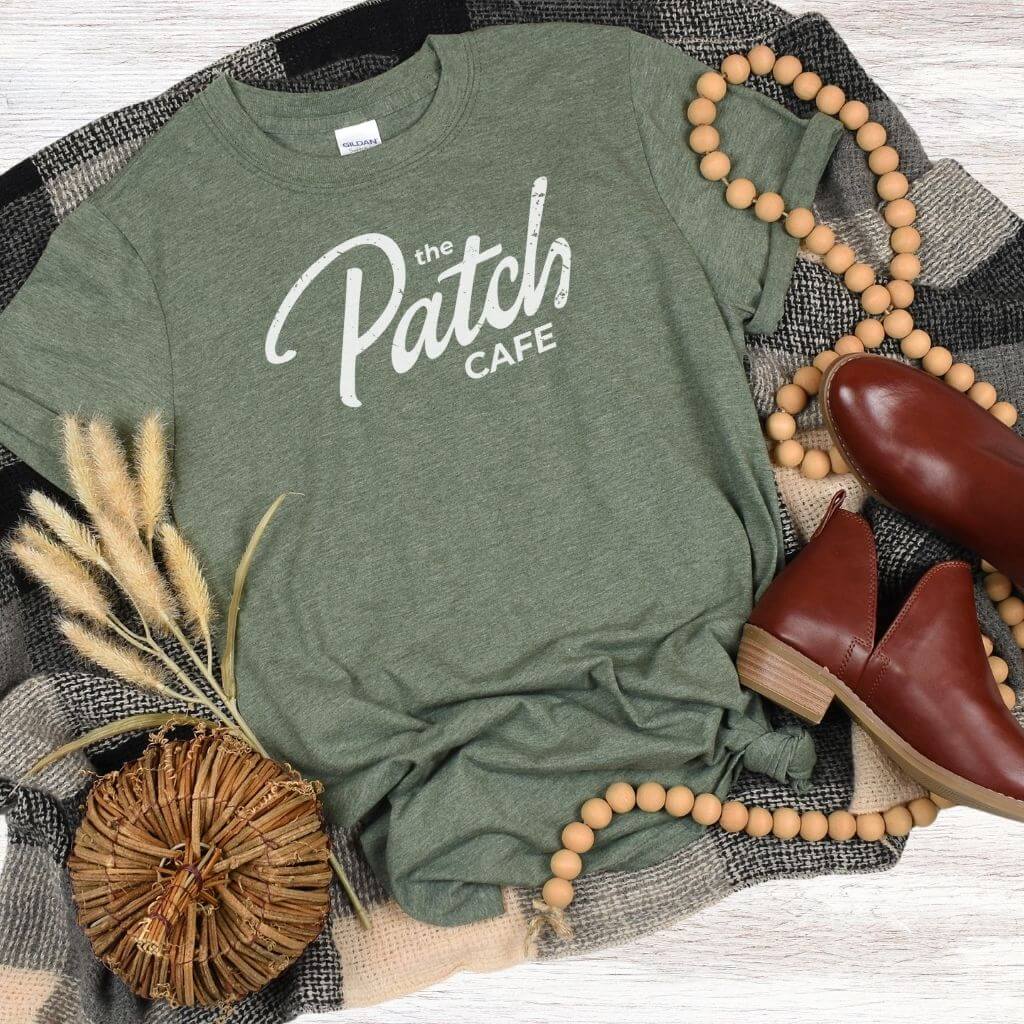 Bold patch design Texas pride shirt