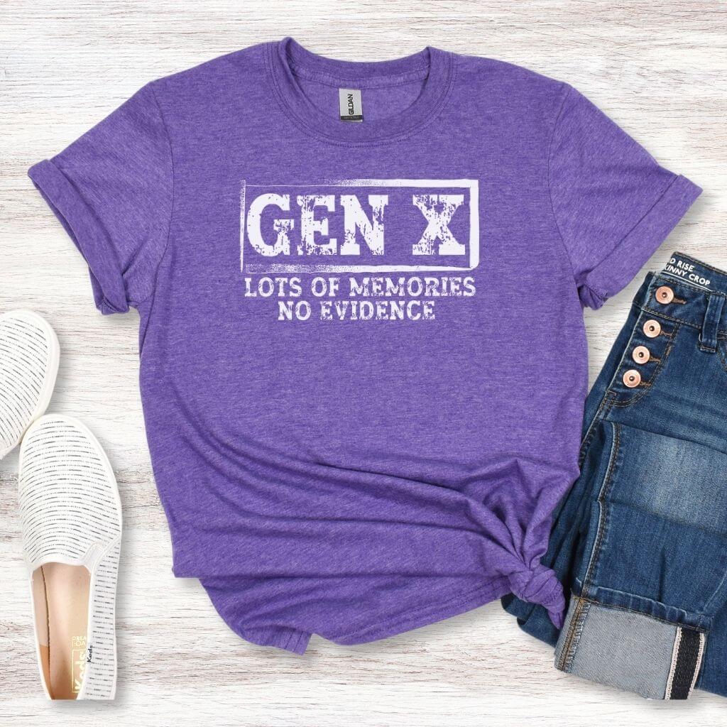 bold vintage Gen X nostalgia graphic