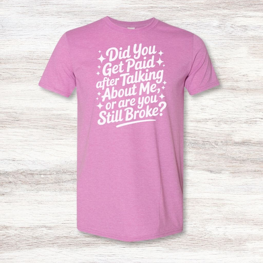 Casual humor graphic t-shirt in soft fabric