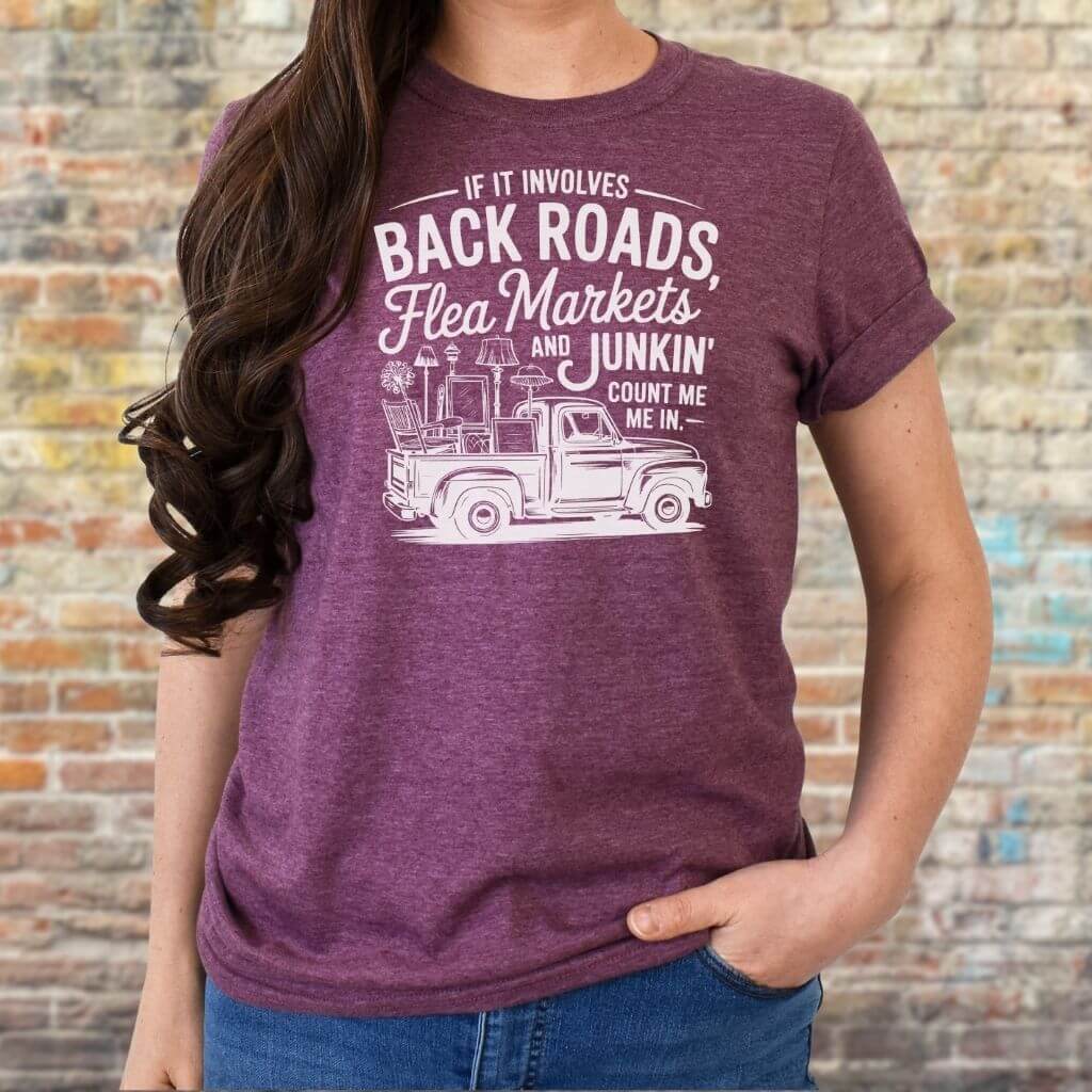 Chic boho junkin graphic tee for market lovers