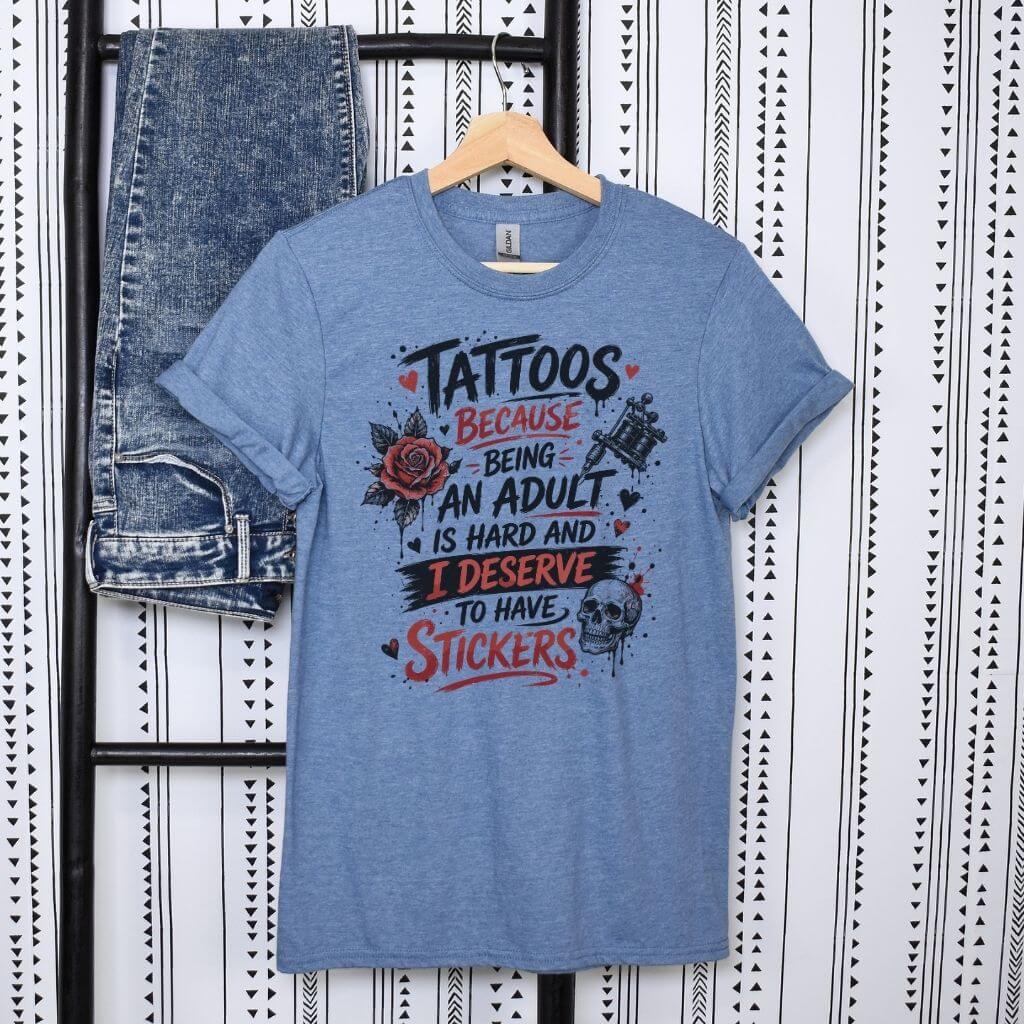 comfortable funny slogan shirt adult humor fashion flat lay