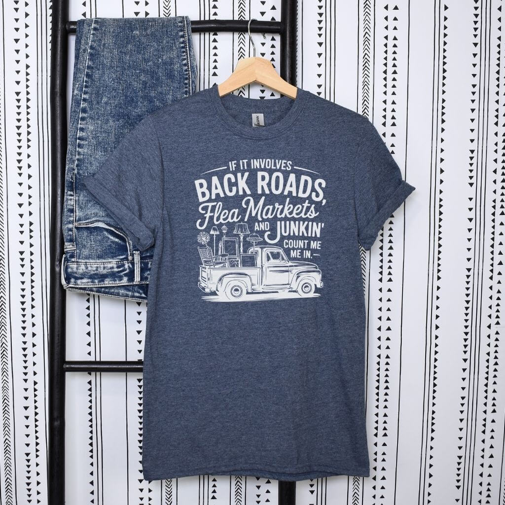 Comfortable thrift finder graphic shirt for women