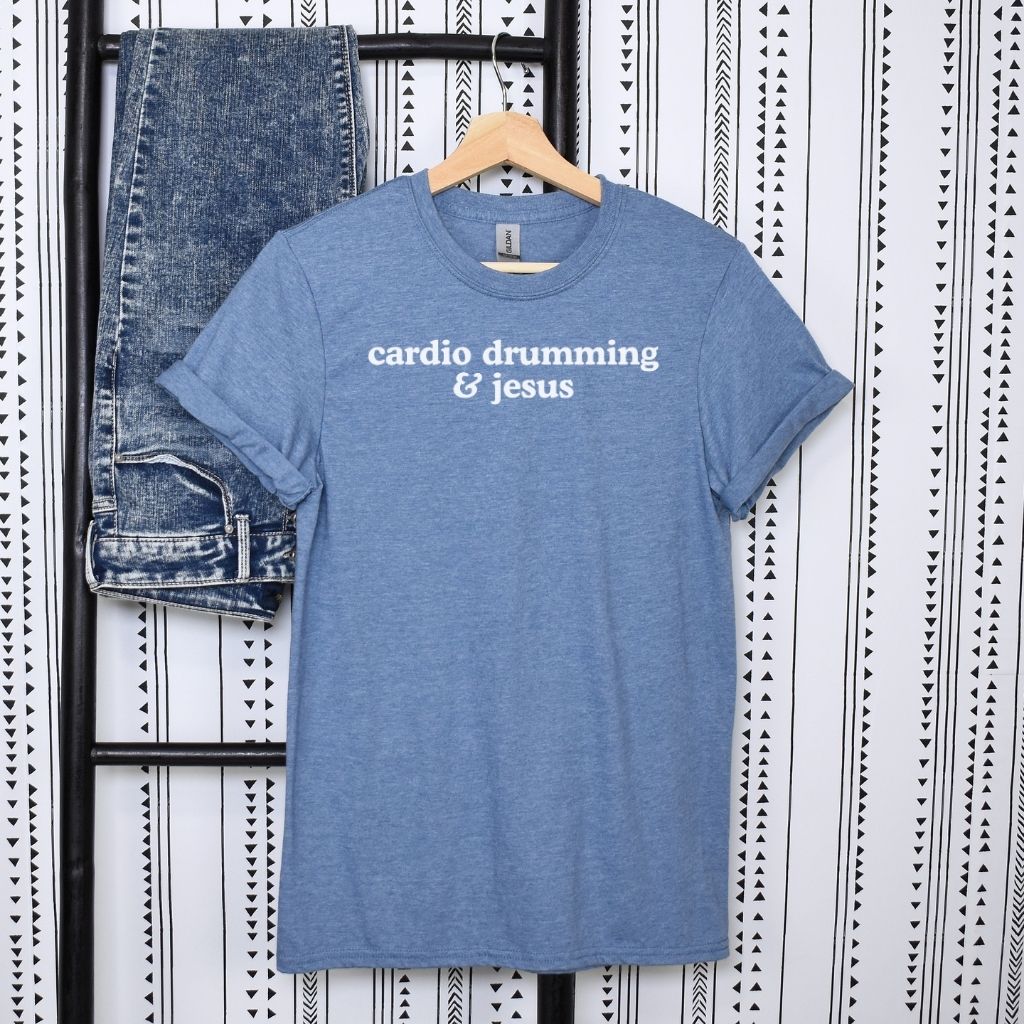 Comfortable worship workout shirt for believers
