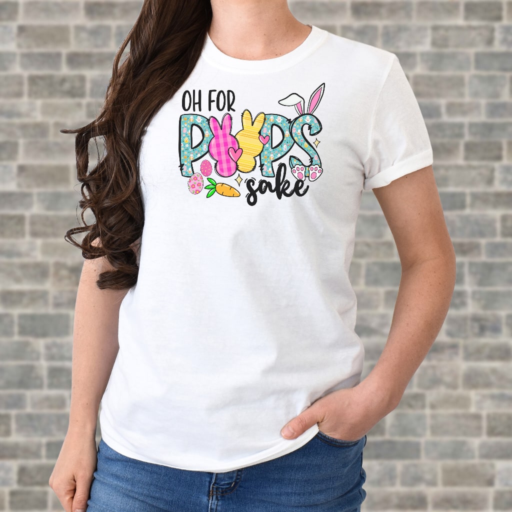 Comfy and stylish women?s t-shirt perfect for Easter brunch