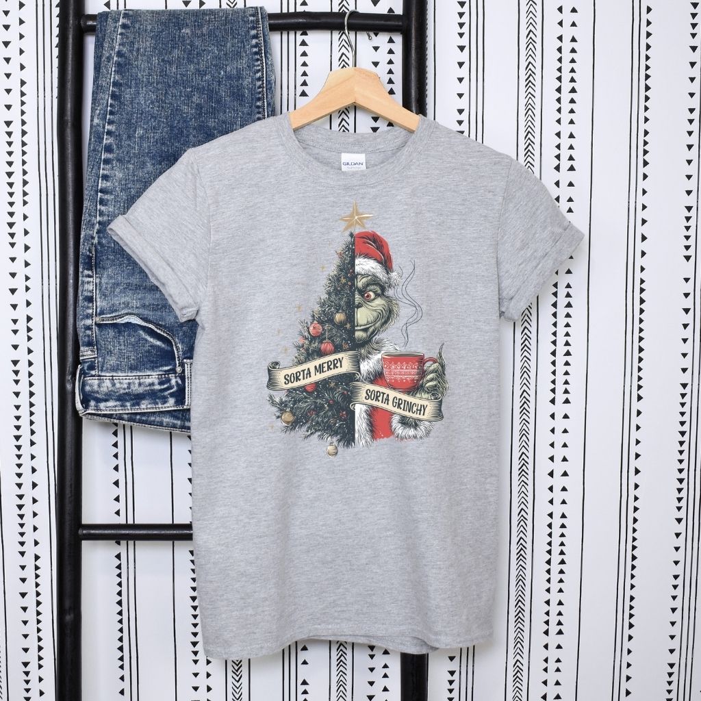 comfy grinch themed holiday apparel