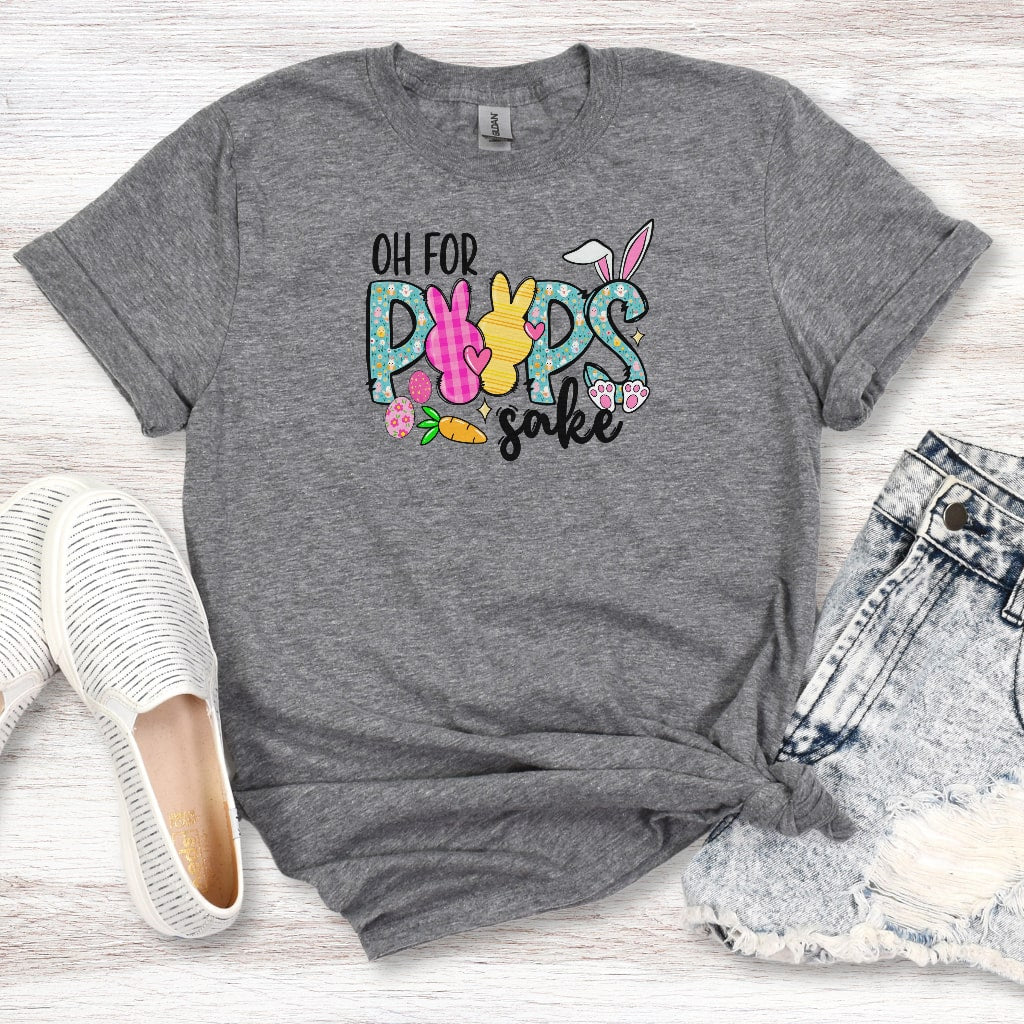 Hand-applied unique design chick and eggs graphic tee