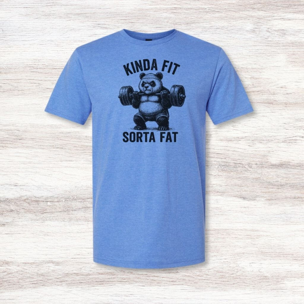 expressive fitness slogan t-shirt