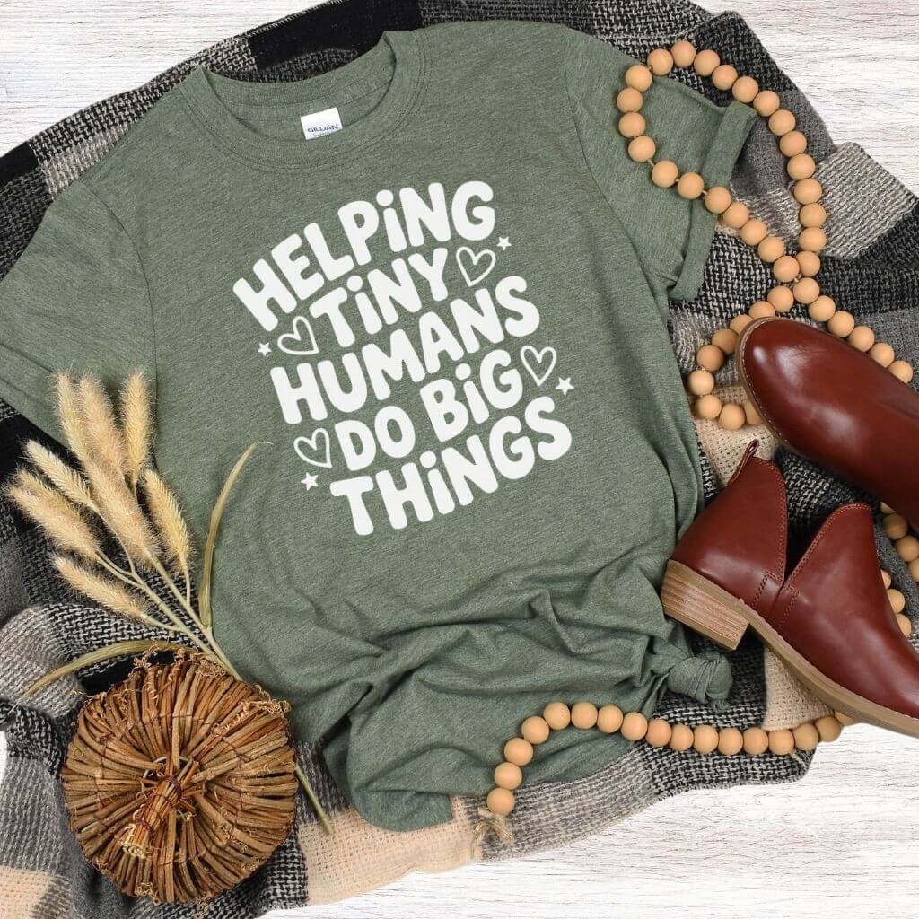 fun graphic tee for educators in classroom setting