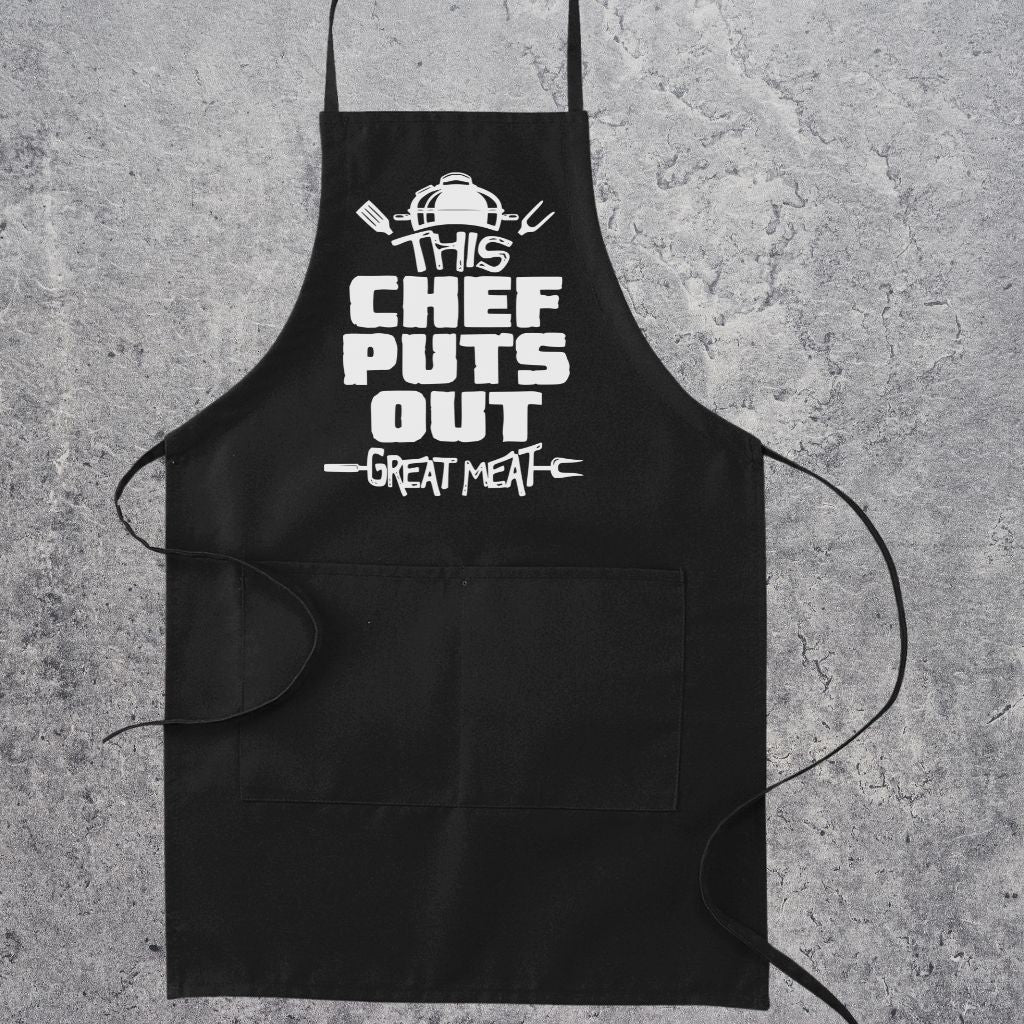 Funny chef apron for BBQ enthusiasts