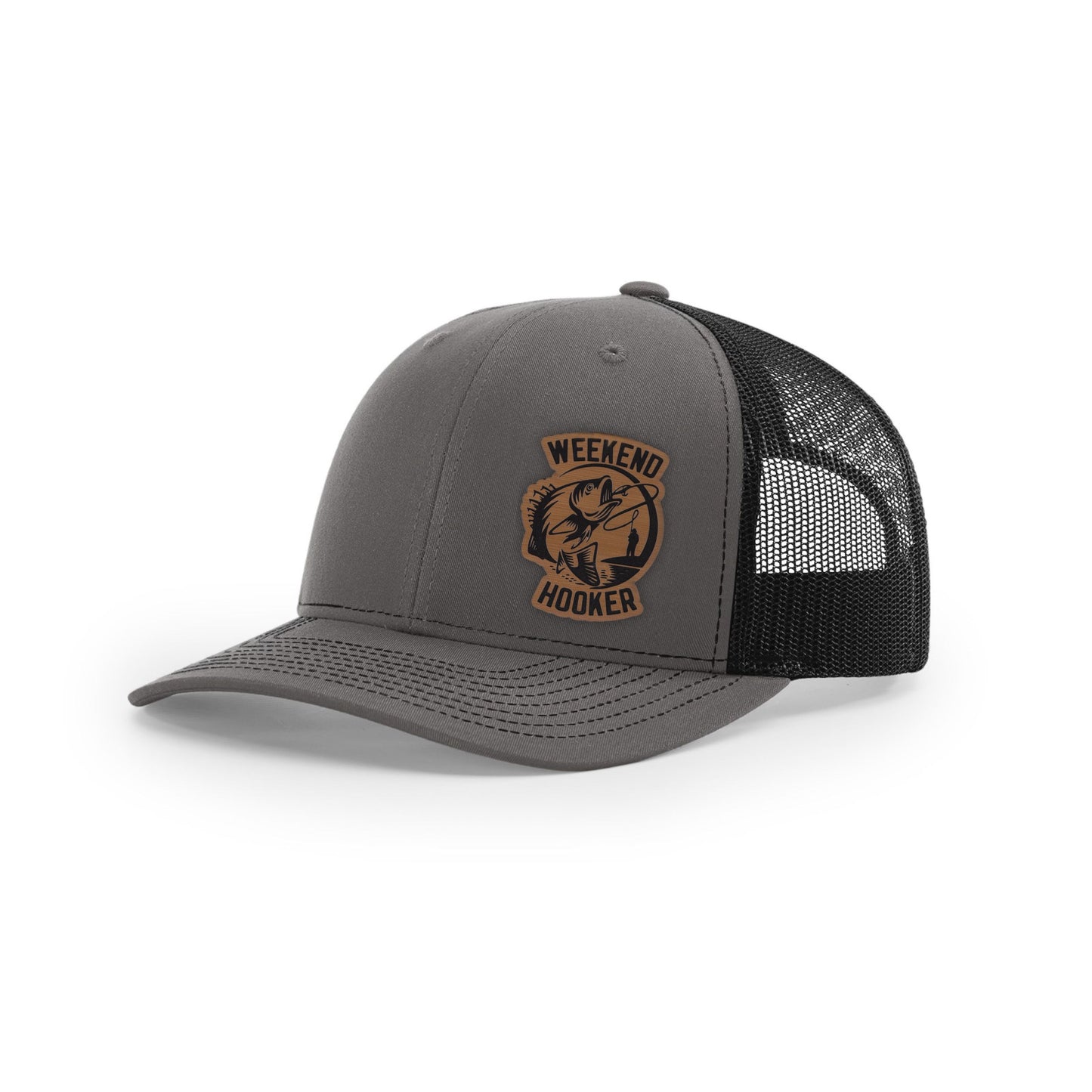 funny weekend hooker fishing hat for men