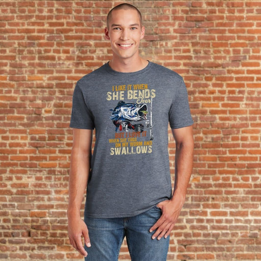 funny fishing t-shirt for men