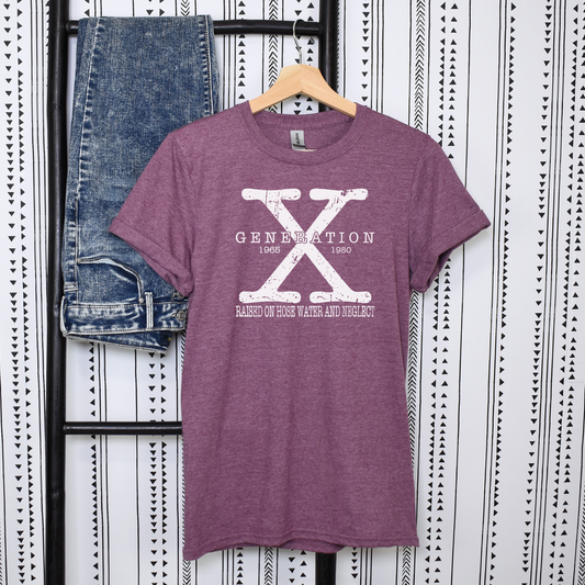 funny Gen X graphic tee for adults