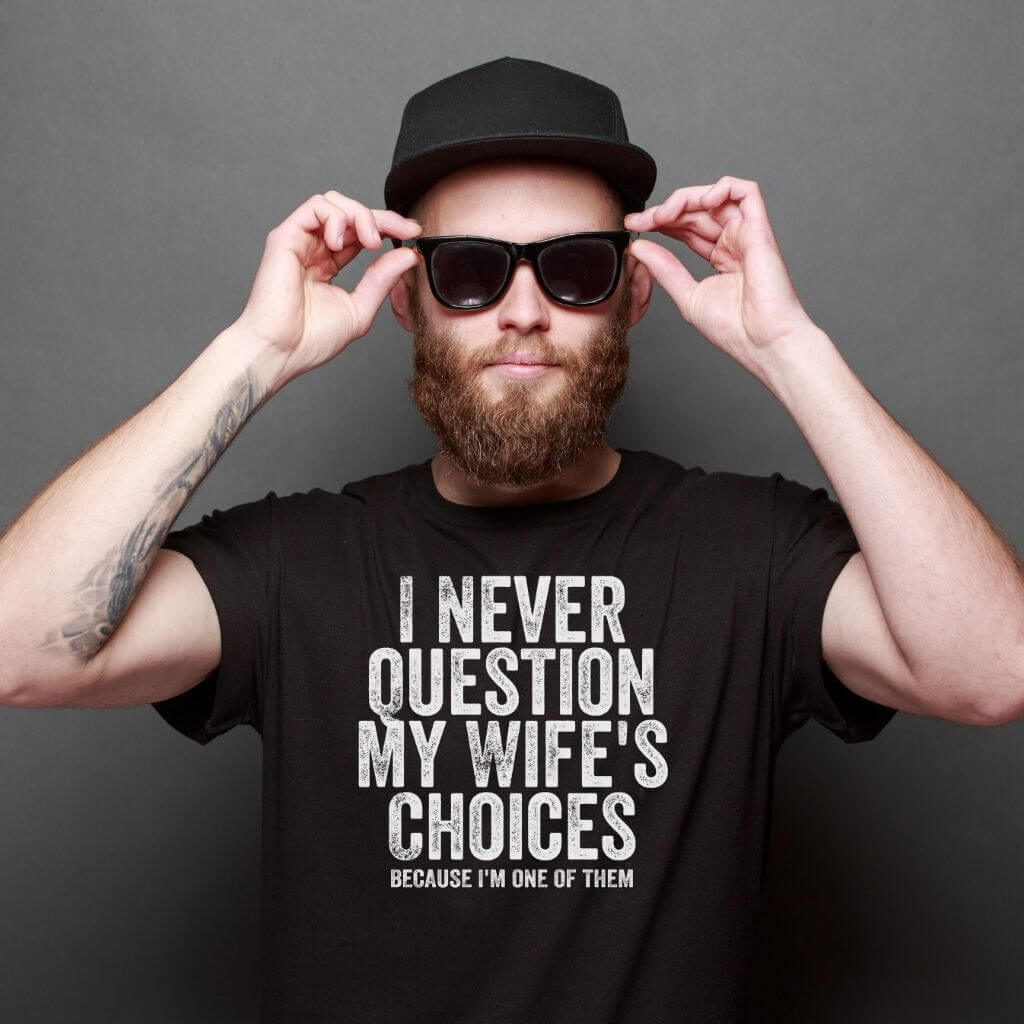 Funny husband graphic t-shirt for men