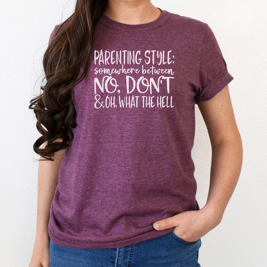 funny mom graphic tee with quote