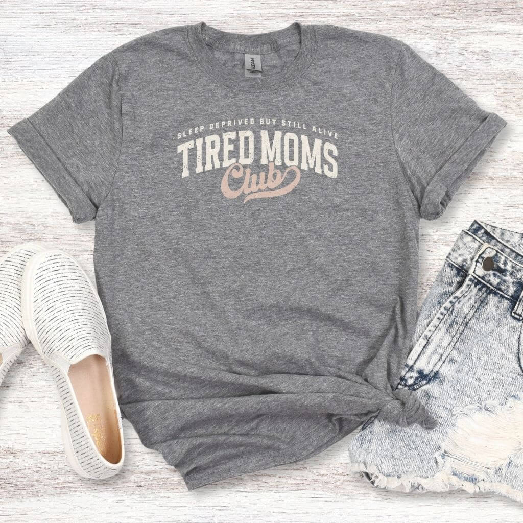 funny mom life quote shirt for women