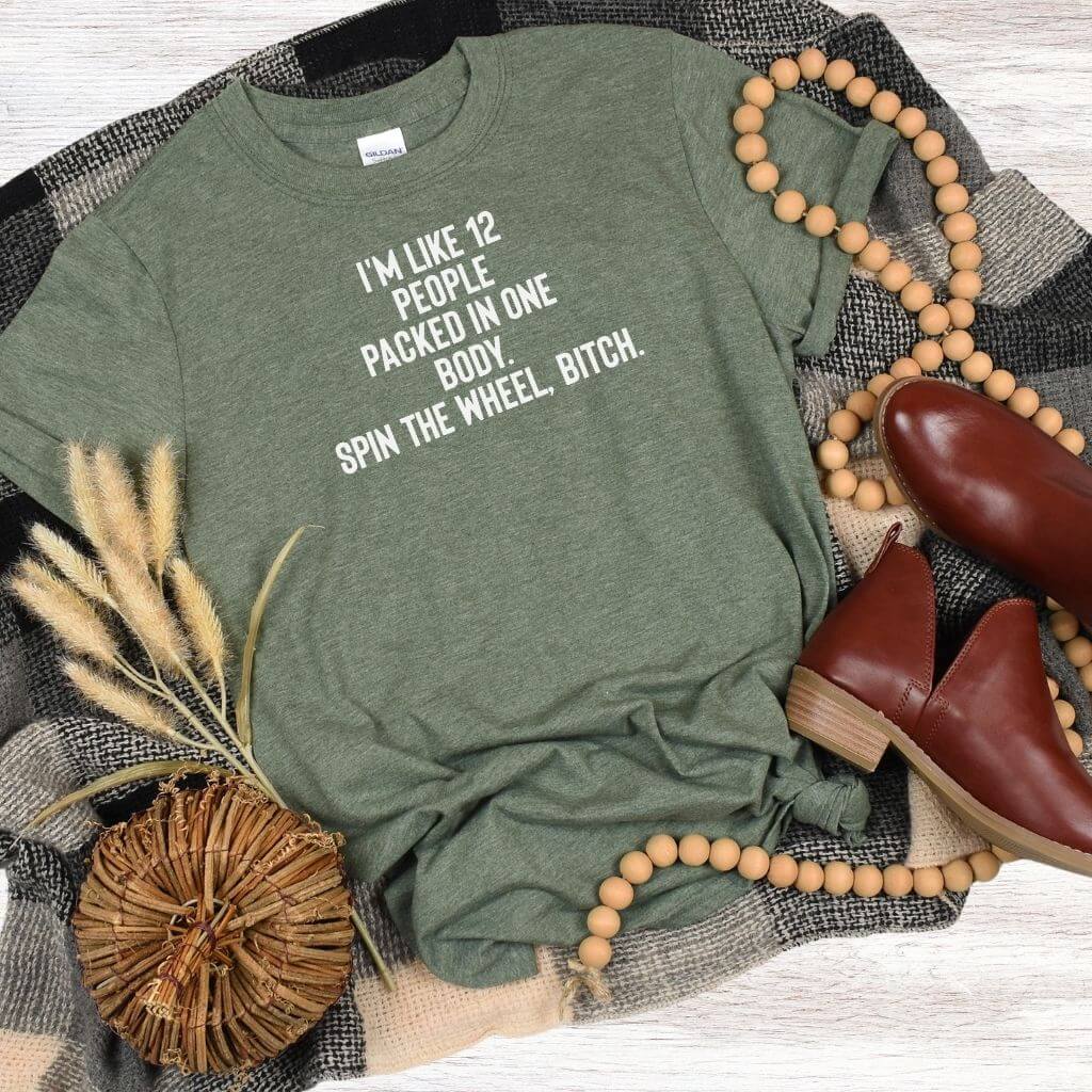 funny quote tee for personality lovers