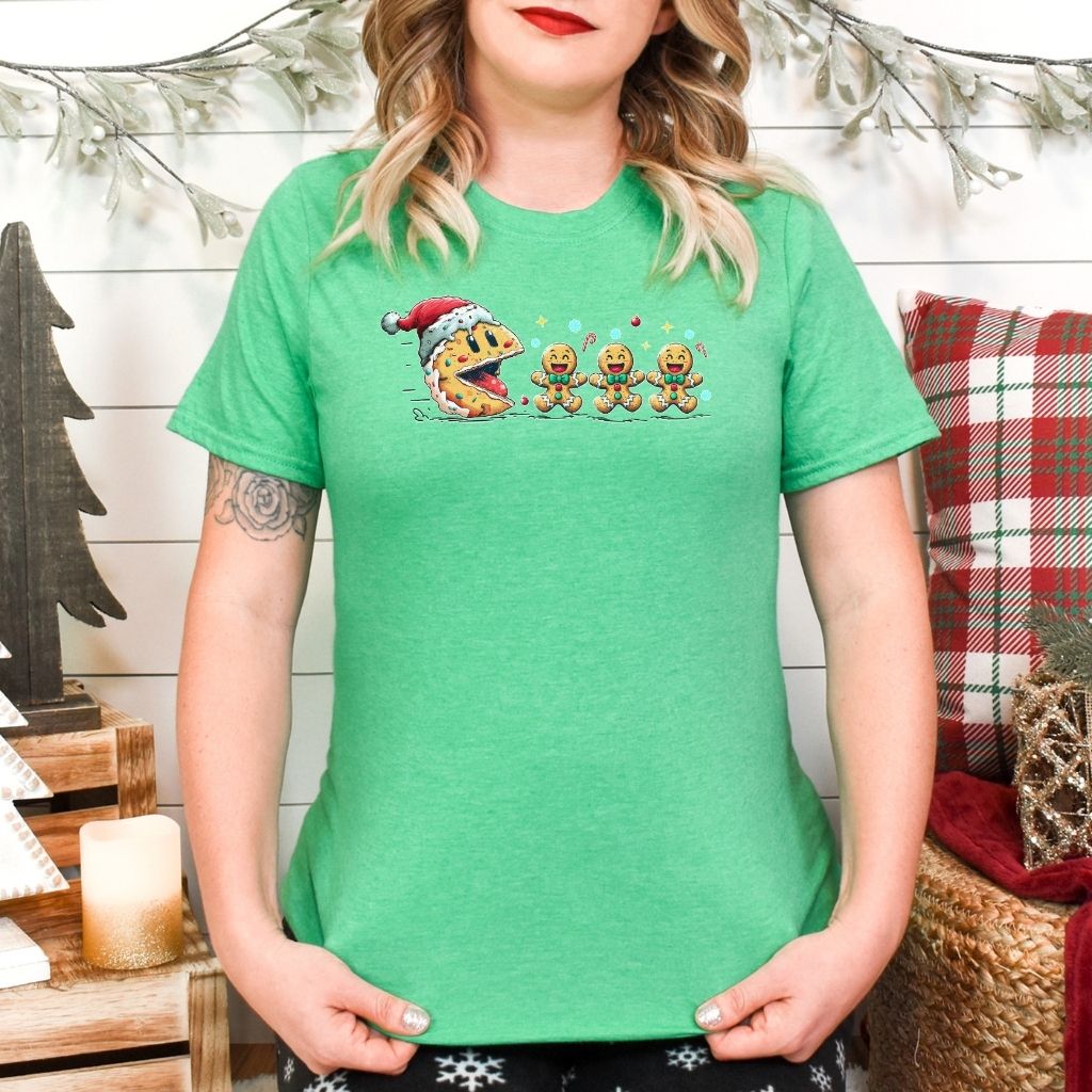 funny holiday retro gaming shirt design