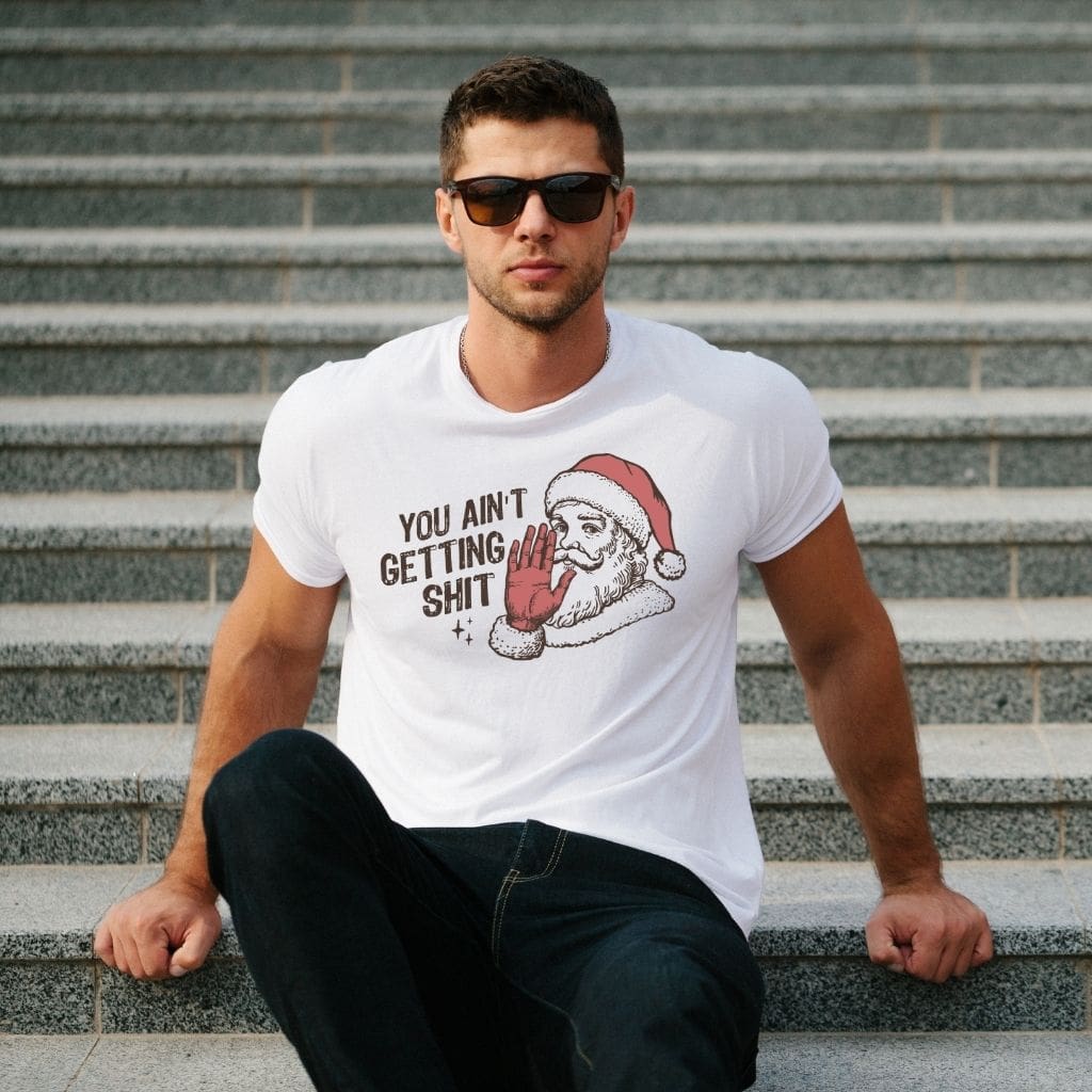 funny sarcastic men’s graphic t-shirt design
