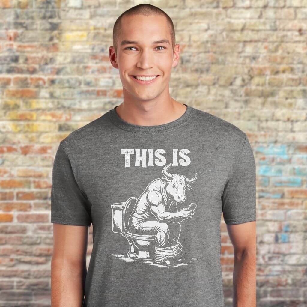funny sarcastic This Is Bullshit T-shirt design
