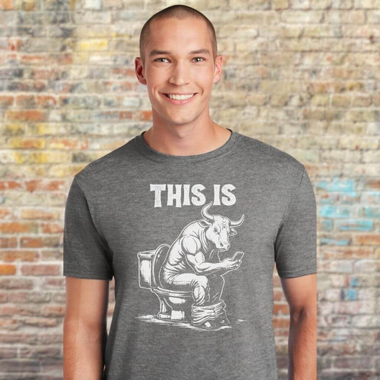 funny sarcastic This Is Bullshit T-shirt design