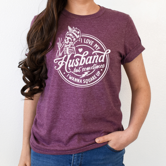 funny wife graphic t-shirt