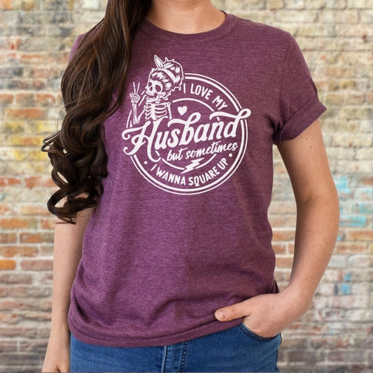 funny wife graphic tshirt