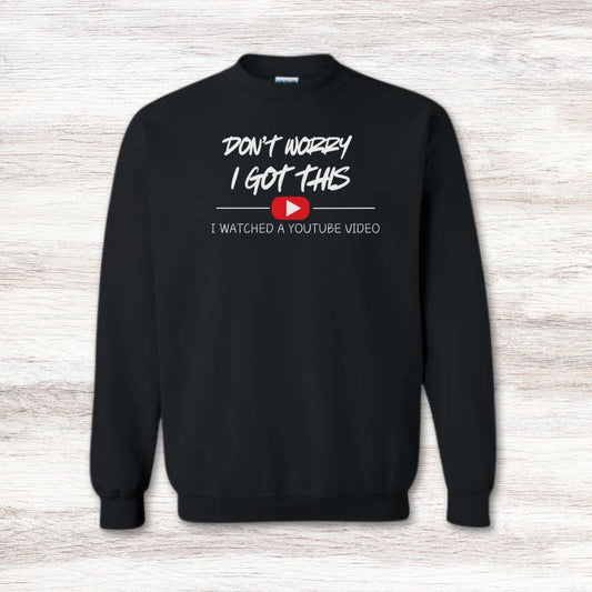 funny youtube video sweatshirt for creators