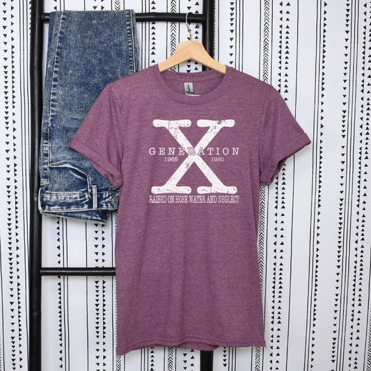 generation x funny graphic t-shirt for men and women