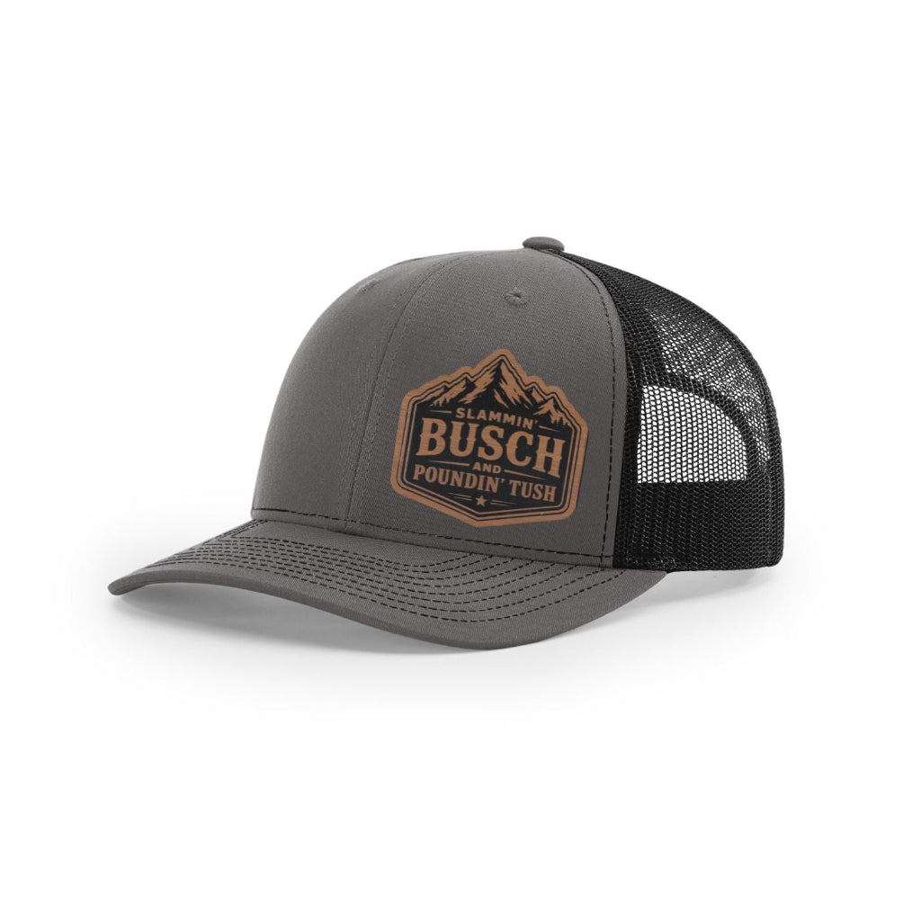 humorous trucker style hat with bold slogan for parties and tailgates