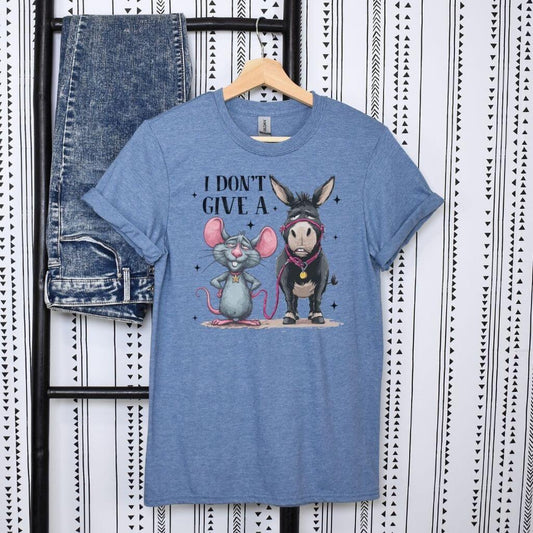 I don't give a rats ass graphic tee 