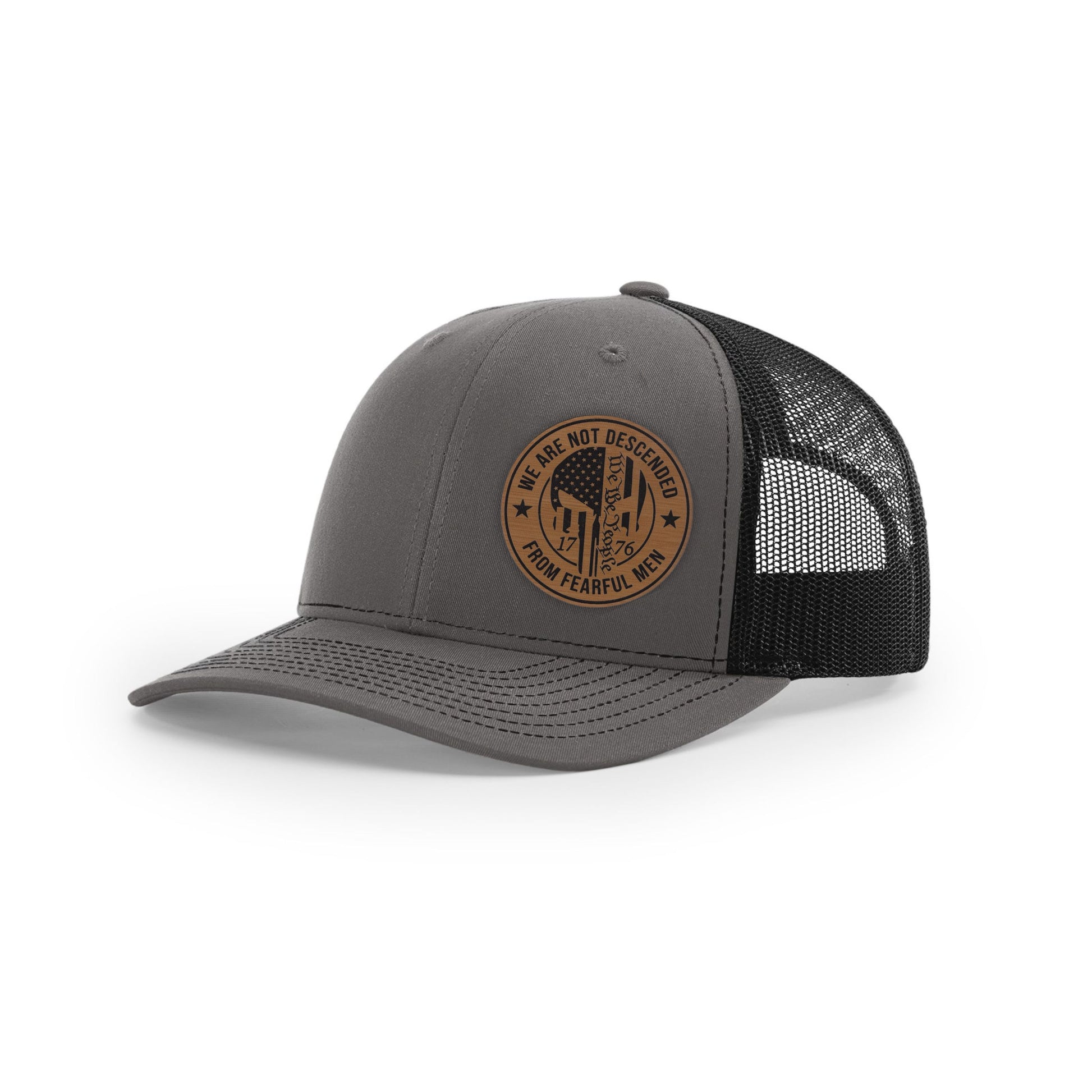 laser etched patch hat for men