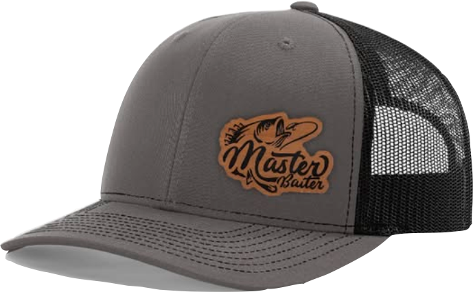 master-baiter patch on hat