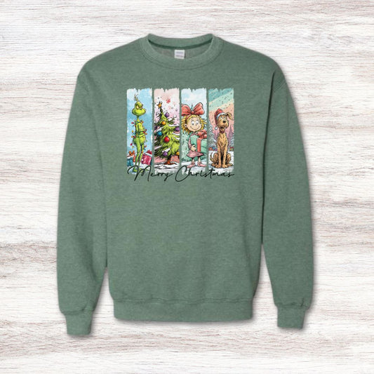 merry christmas women’s sweatshirt design