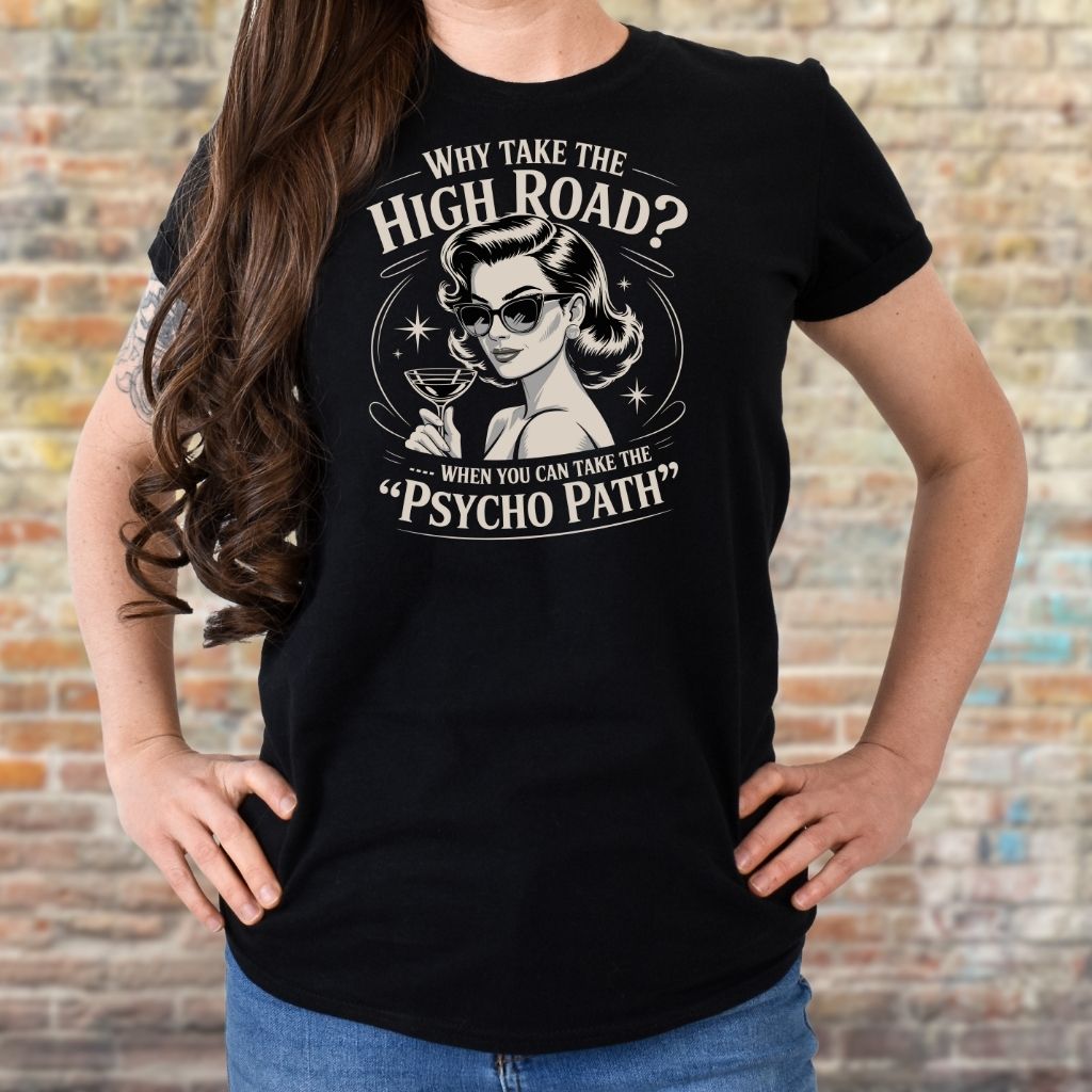 Playful and edgy streetwear tee for women
